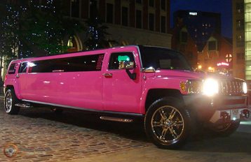 Pink Hummer Limo hire Birmingham